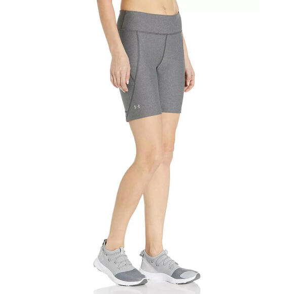 New Under Armour Women's HeatGear Compression Biker Shorts, Size: XS - Picture 1 of 2
